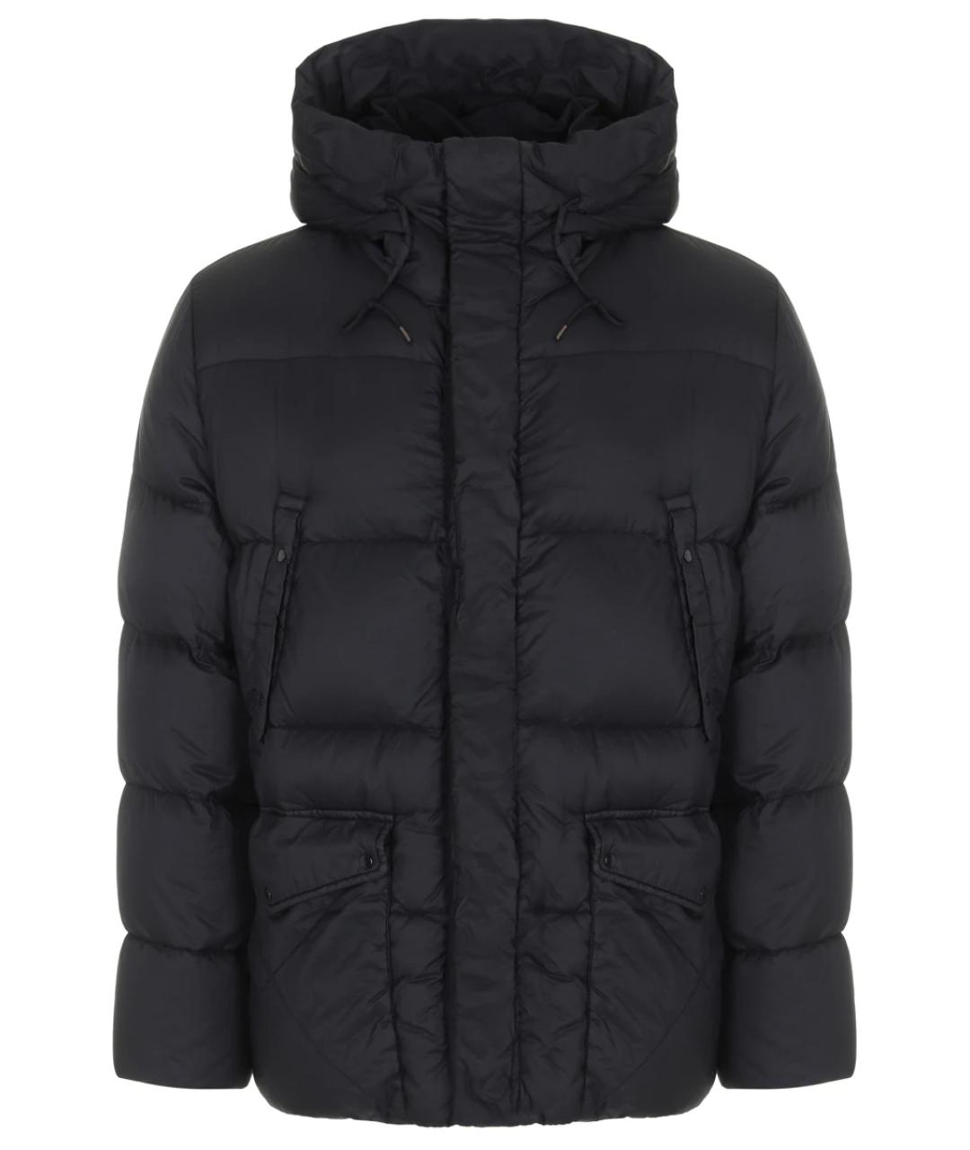 TEN C Черный пуховик, фото 1