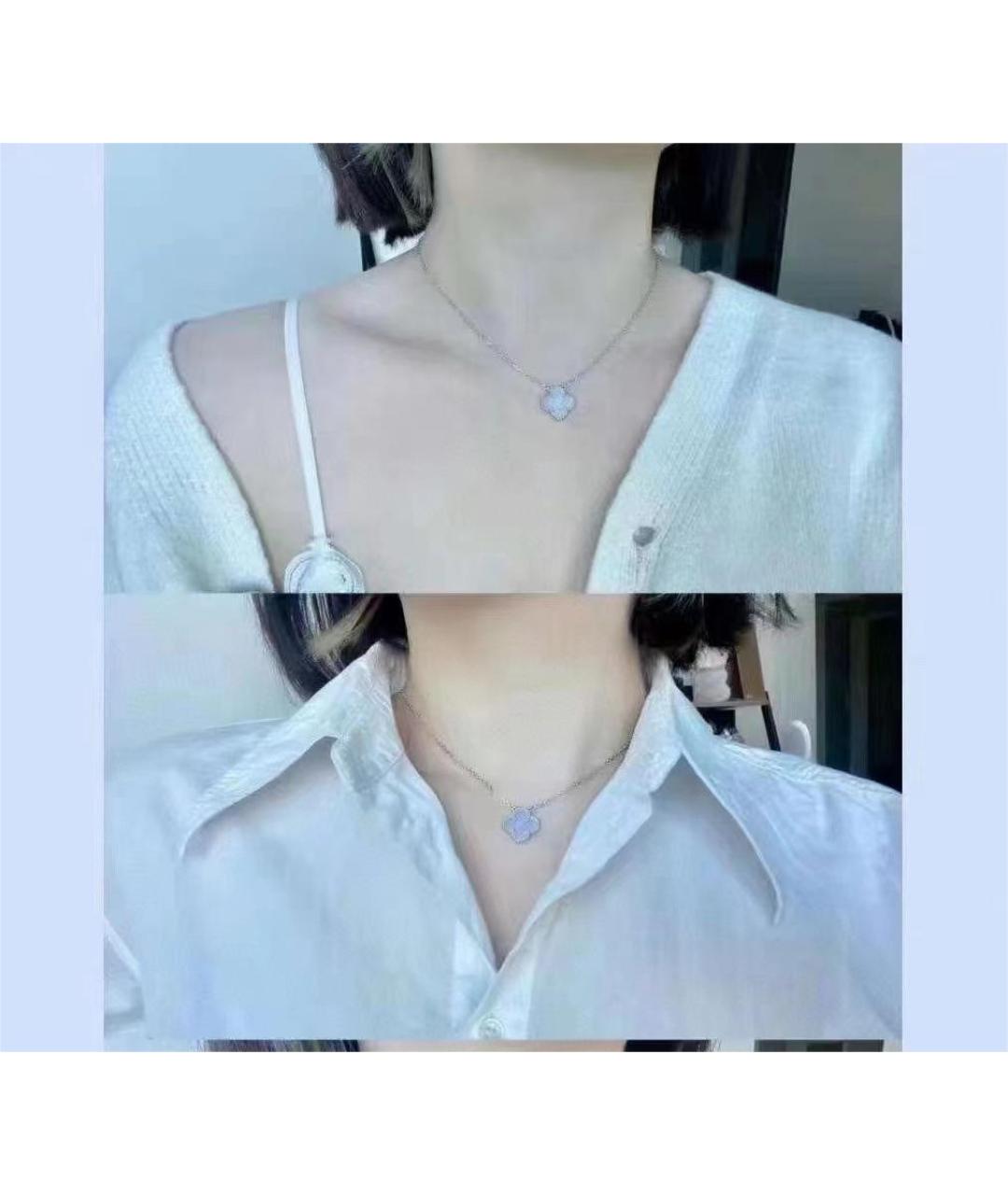 VAN CLEEF & ARPELS Серебряная подвеска из белого золота, фото 4