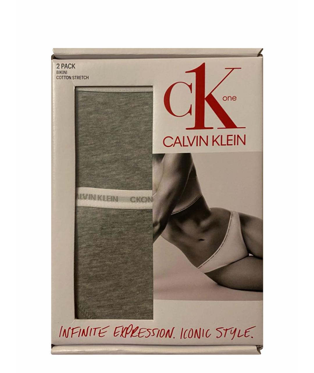 CALVIN KLEIN Серые трусы, фото 1