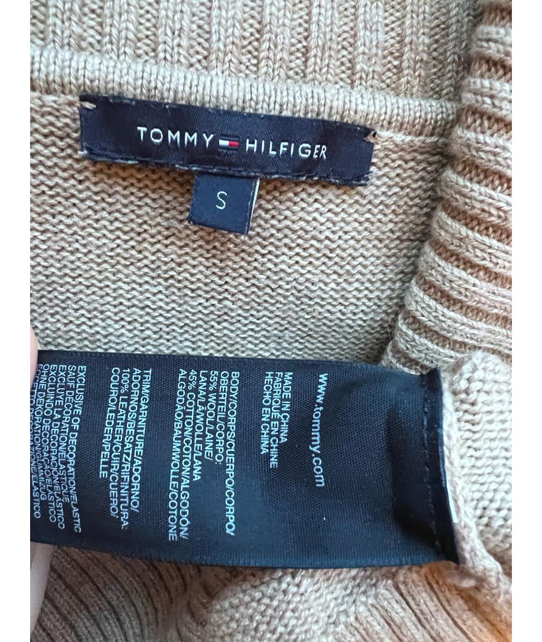 TOMMY HILFIGER Бежевый джемпер / свитер, фото 3