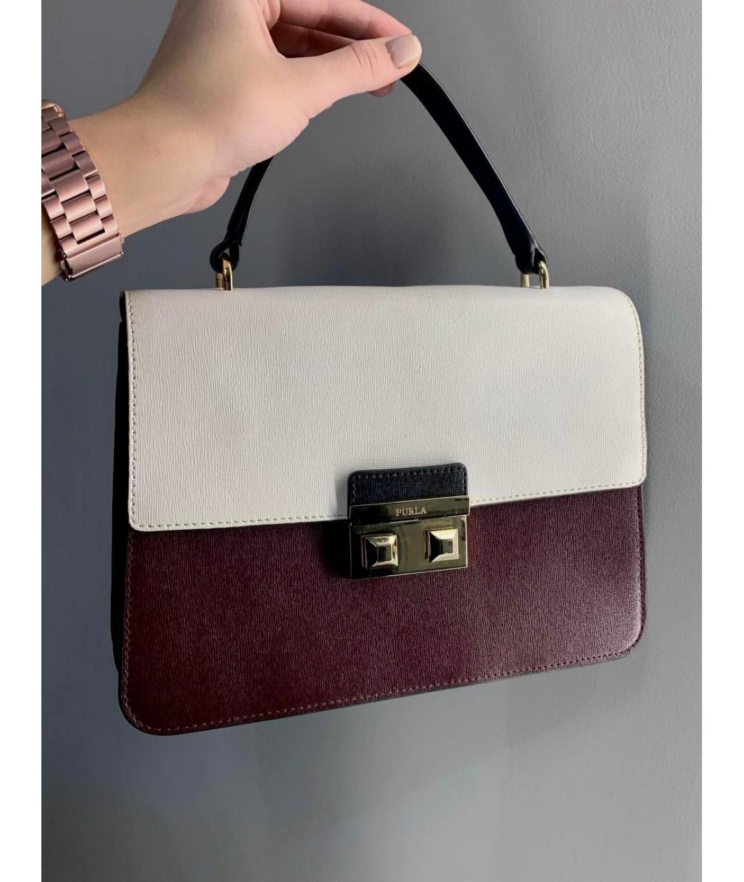 FURLA Кожаная сумка через плечо, фото 6