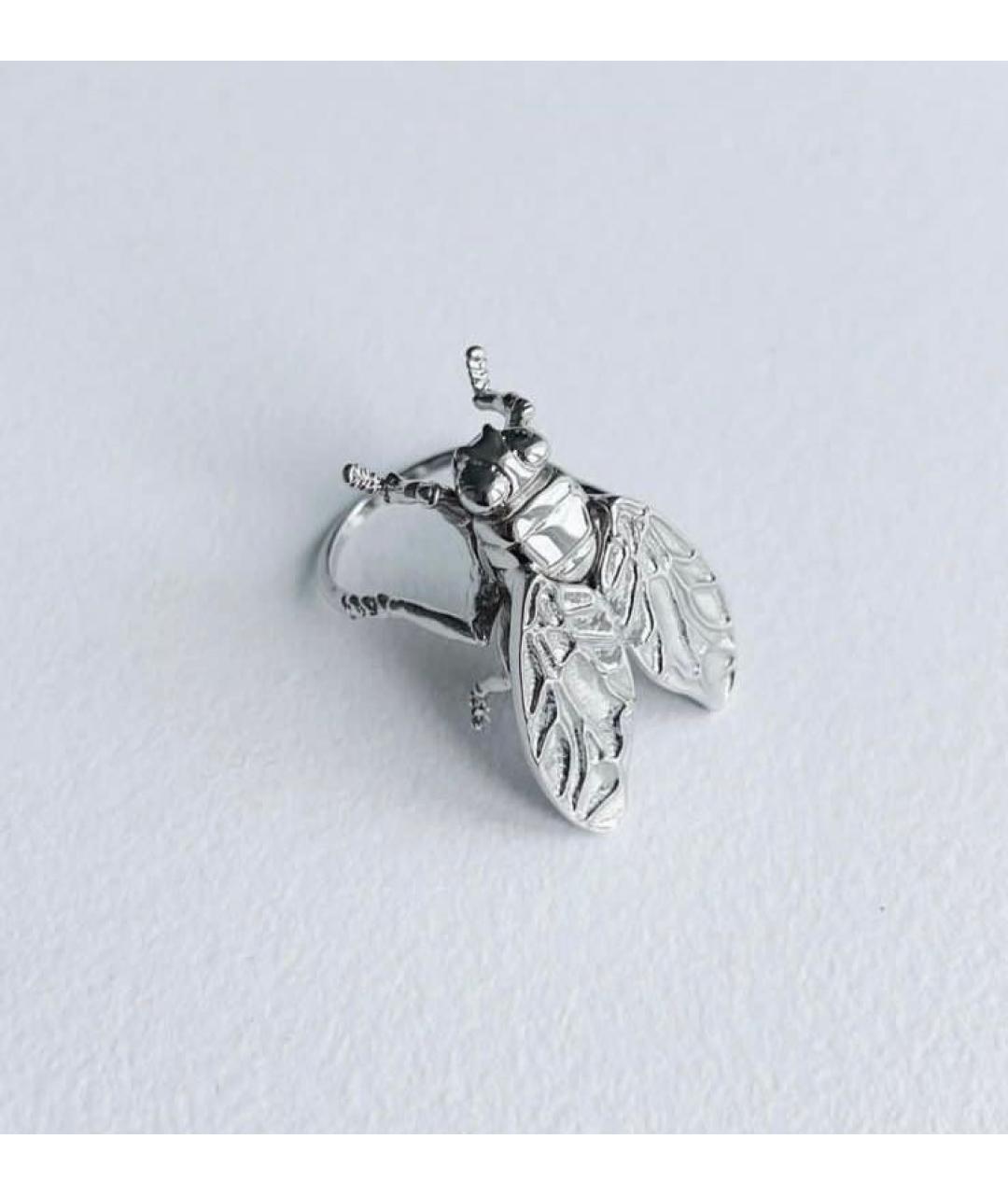 BALENCIAGA Серебряное серебряное кольцо, фото 4