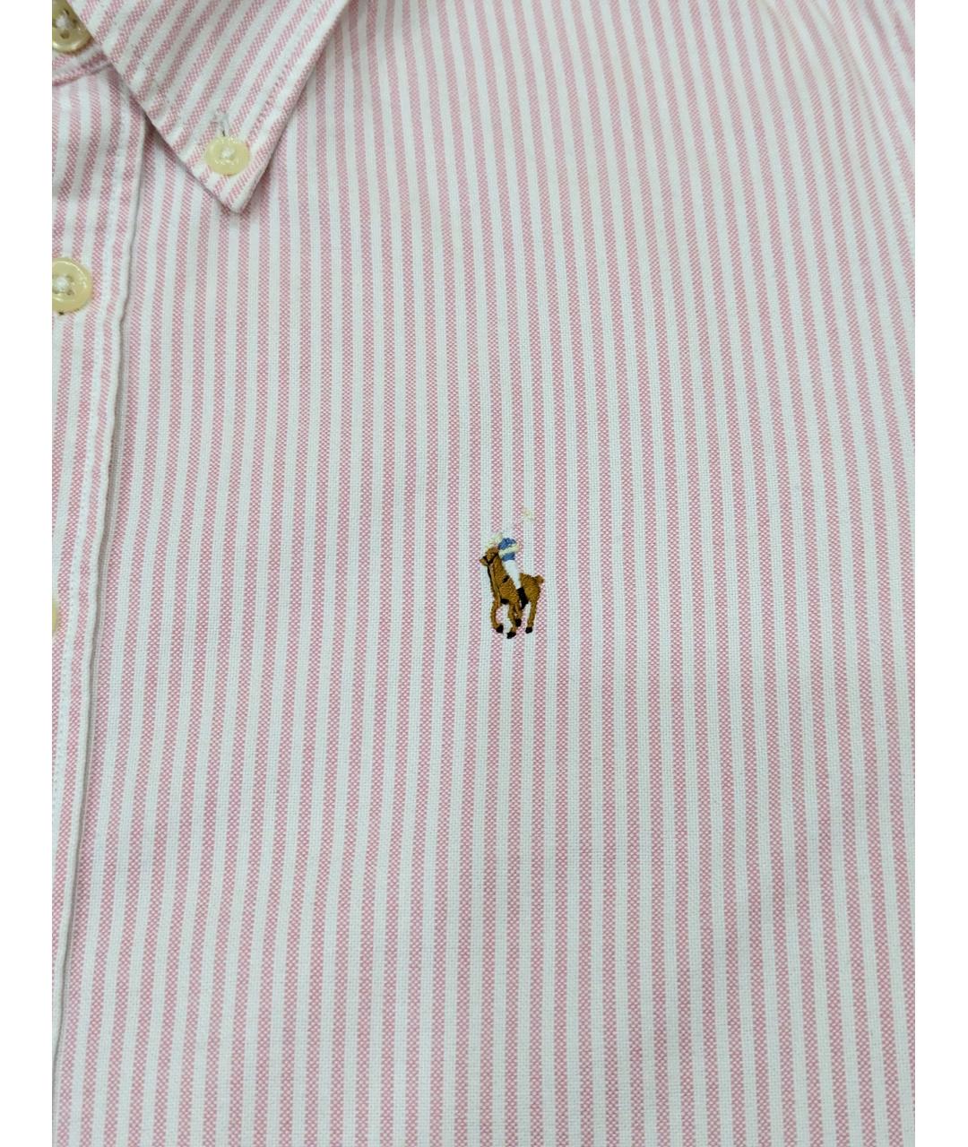 RALPH LAUREN Розовая хлопковая рубашка, фото 4
