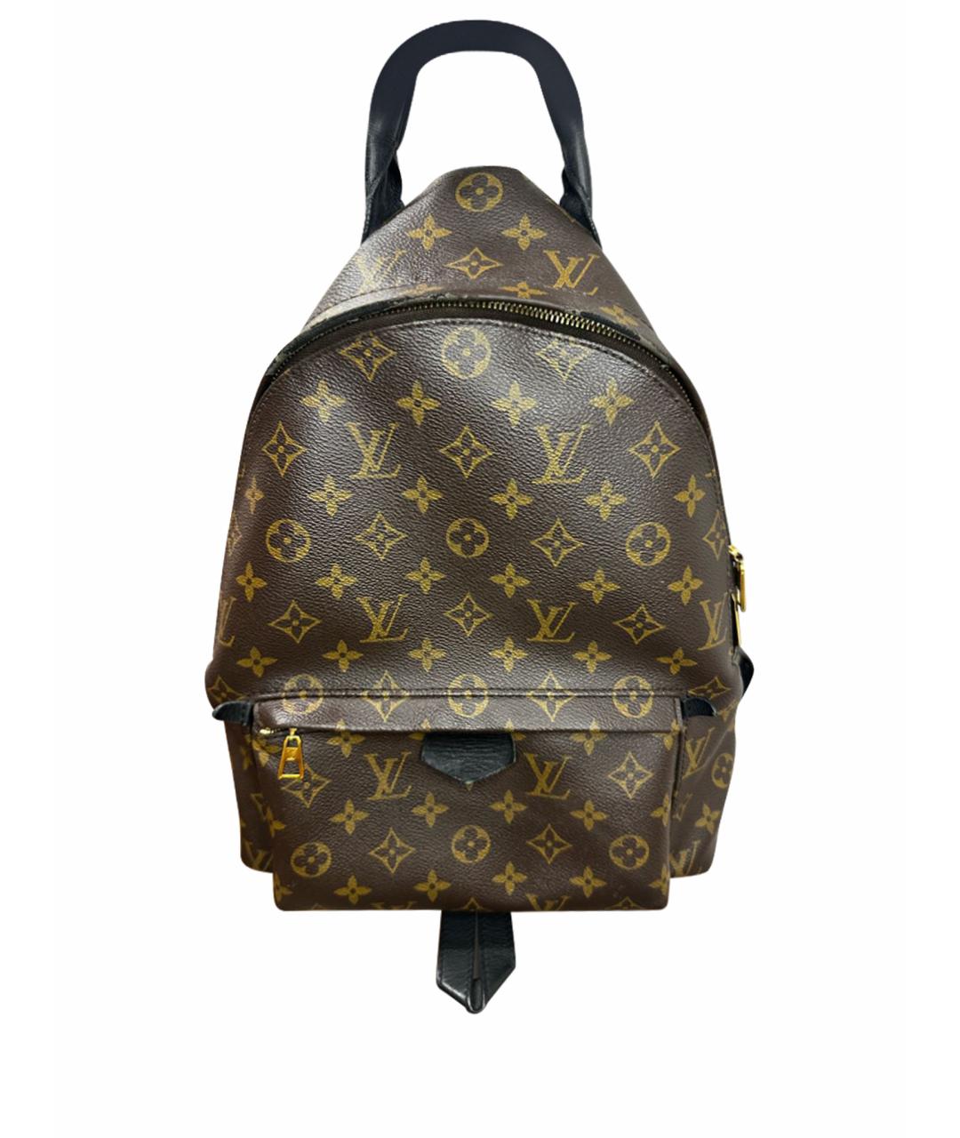 LOUIS VUITTON Коричневый кожаный рюкзак, фото 1