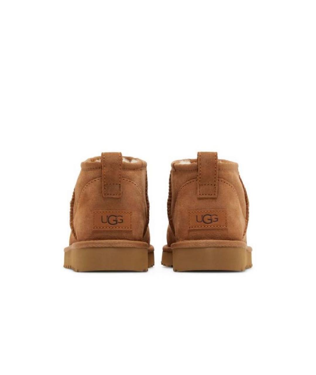 UGG AUSTRALIA Коричневые замшевые ботинки, фото 5