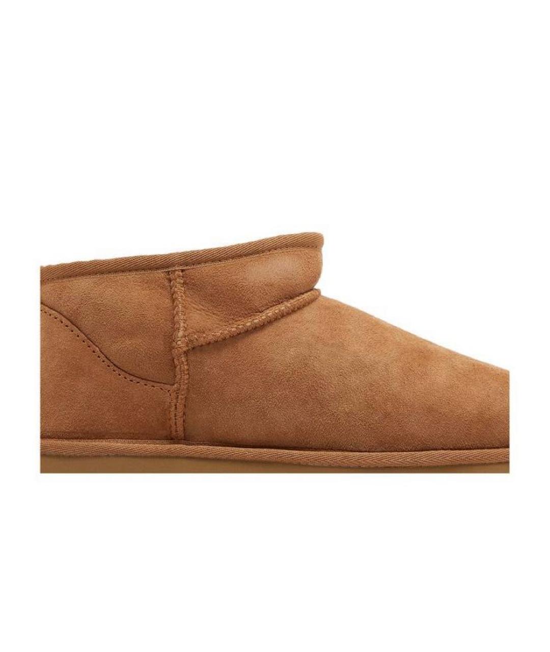 UGG AUSTRALIA Коричневые замшевые ботинки, фото 2