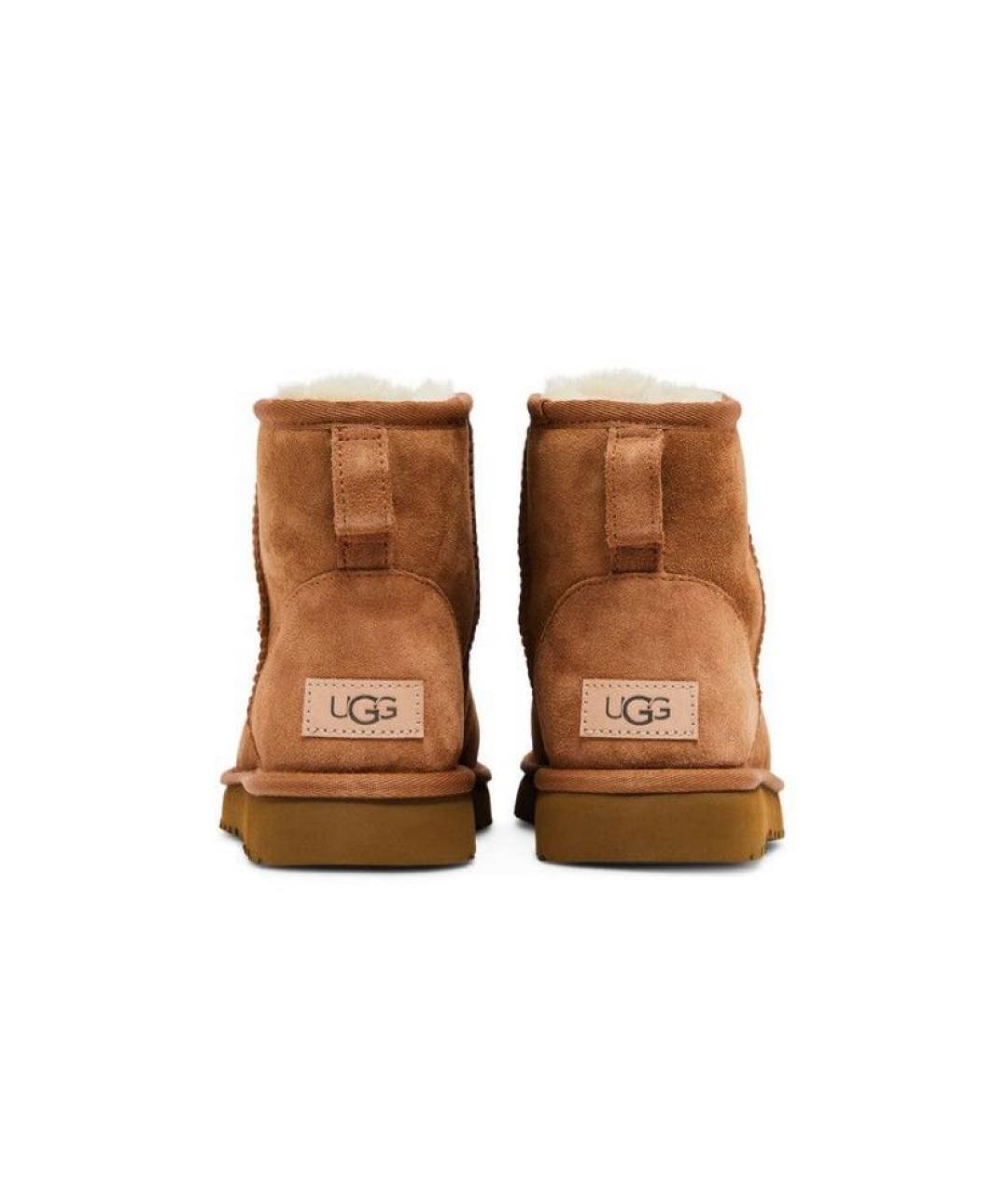 UGG AUSTRALIA Коричневые замшевые ботинки, фото 5