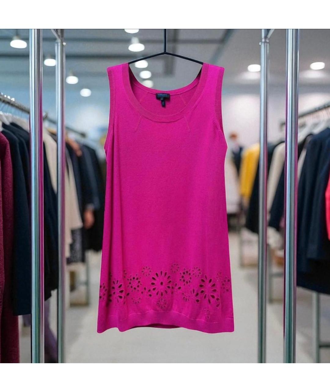 ESCADA Фуксия вискозная майка, фото 3