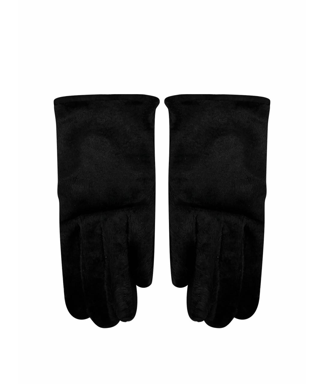 DOLCE&GABBANA Черные перчатки, фото 1