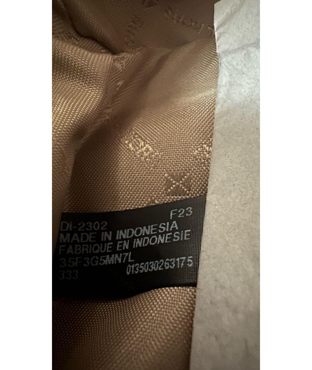 MICHAEL KORS Хаки кожаная поясная сумка, фото 6