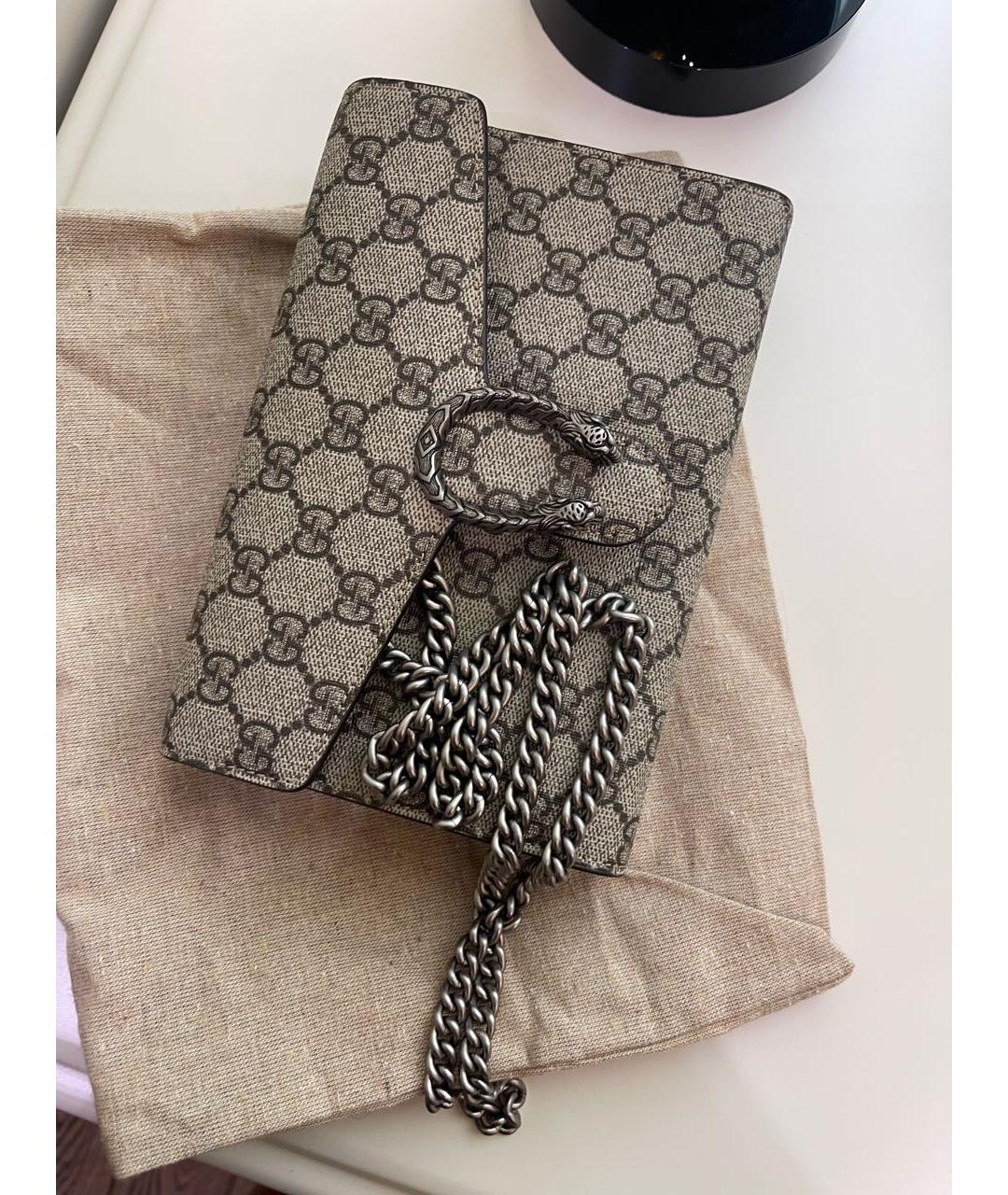 GUCCI Бежевая сумка через плечо, фото 3