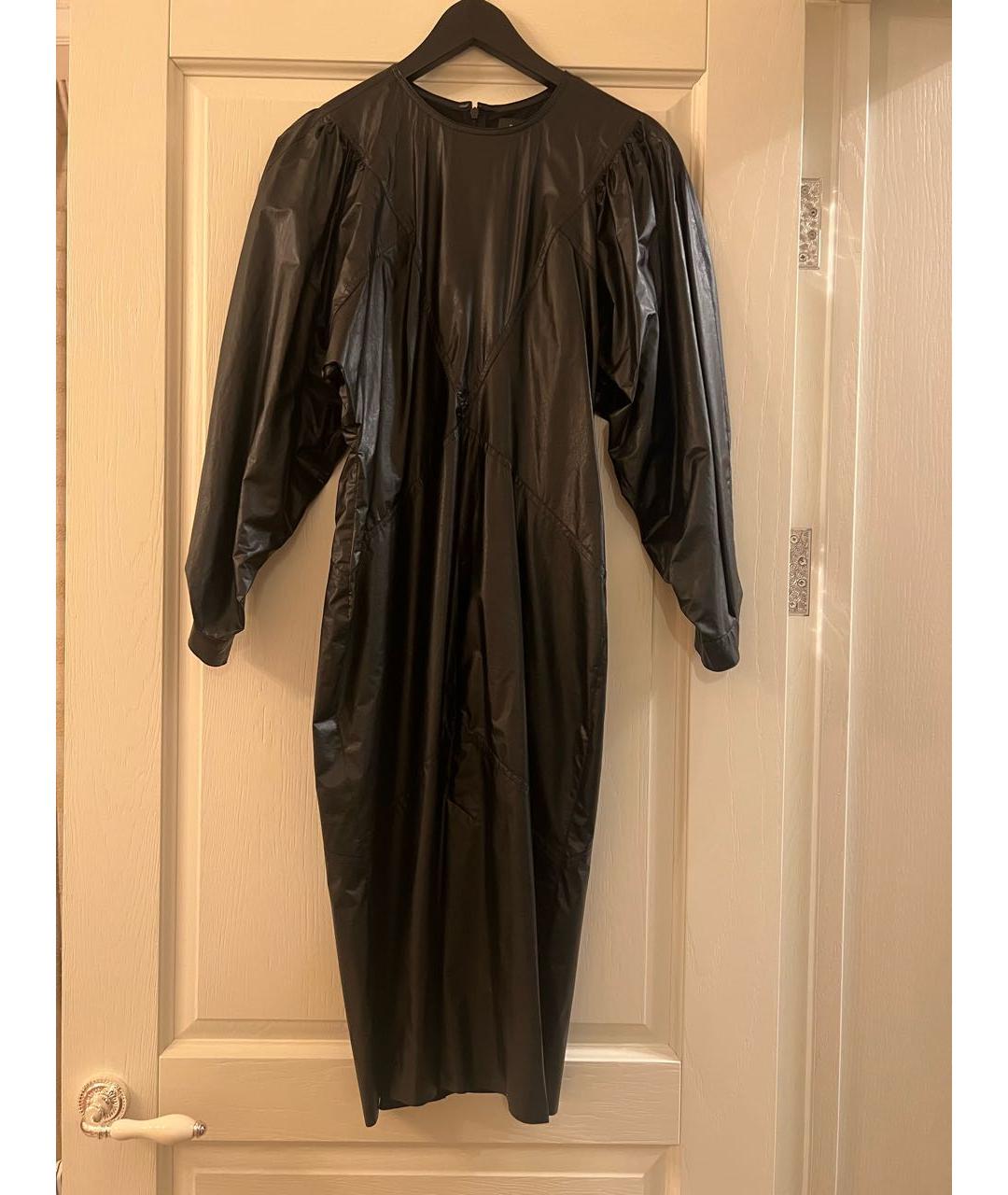 ISABEL MARANT Черное полиэстеровое коктейльное платье, фото 2