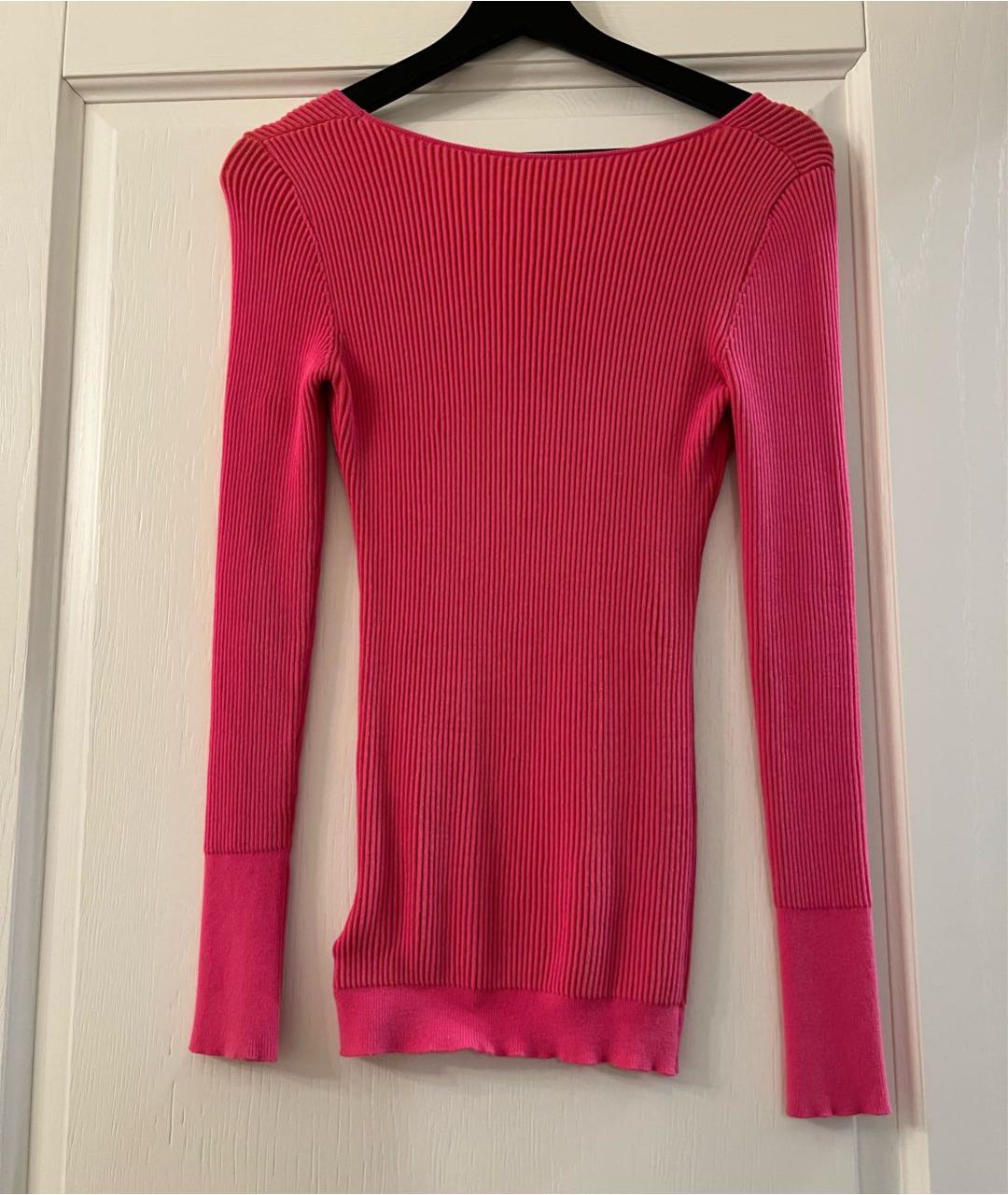 JACQUEMUS Розовый полиэстеровый джемпер / свитер, фото 3