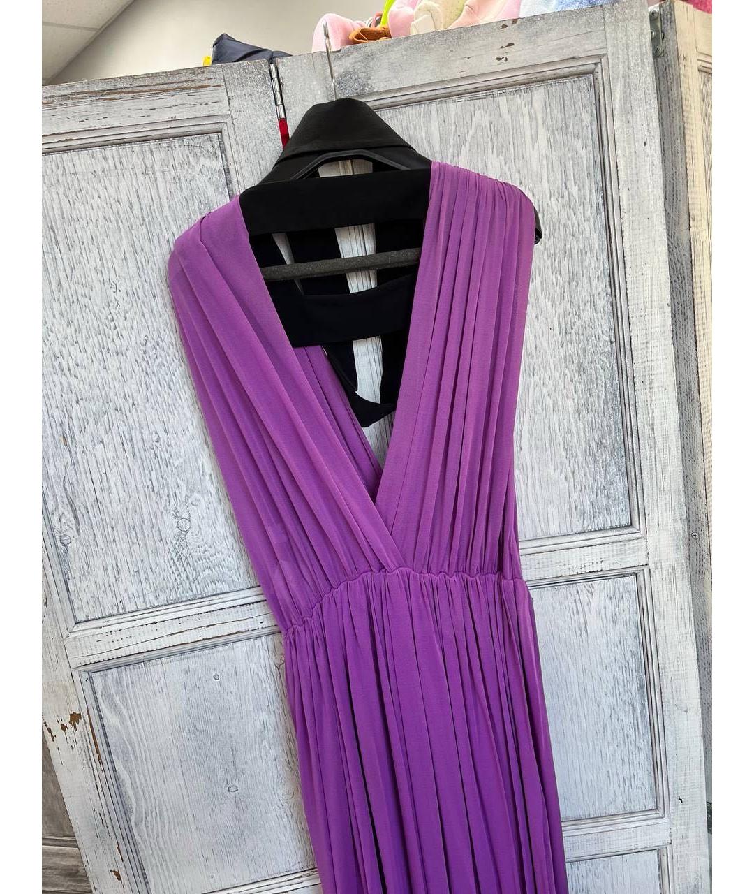 VIONNET Фиолетовое вечернее платье, фото 3