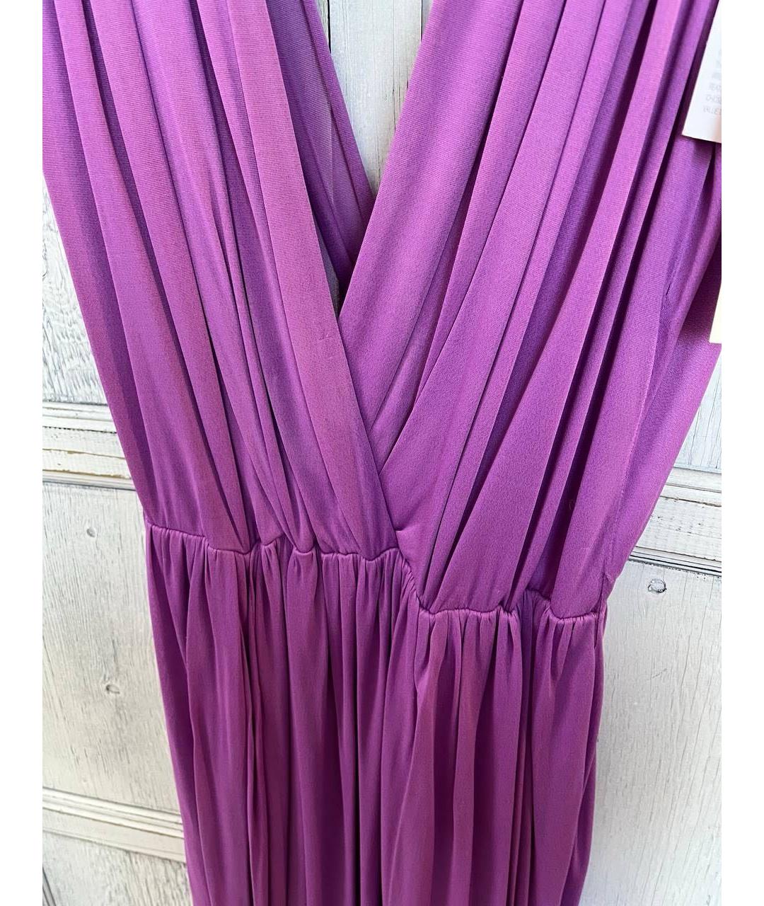 VIONNET Фиолетовое вечернее платье, фото 4