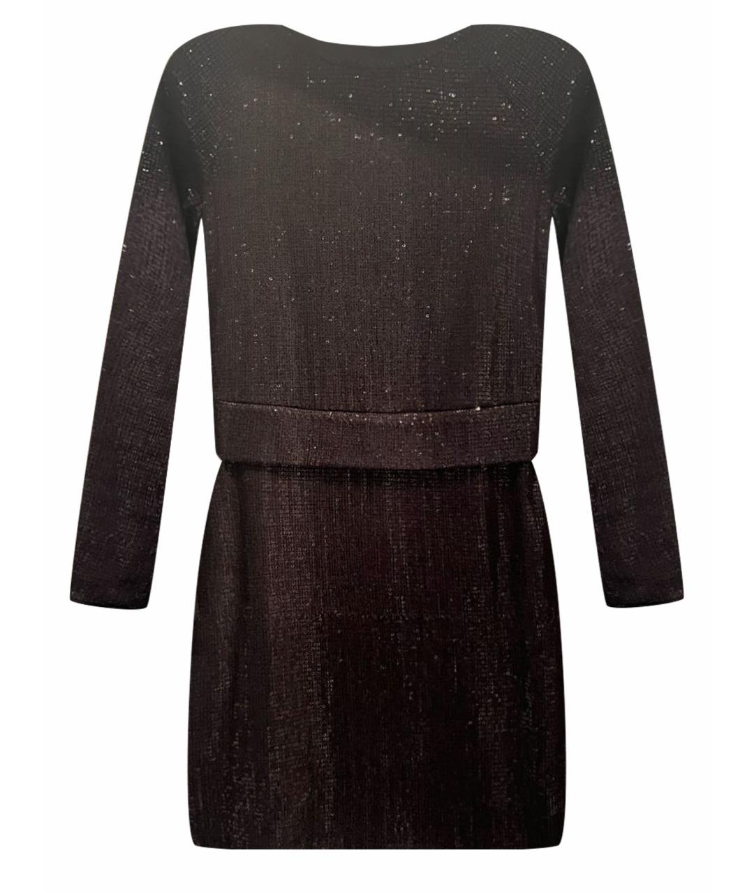 GIORGIO ARMANI Черное вискозное коктейльное платье, фото 1