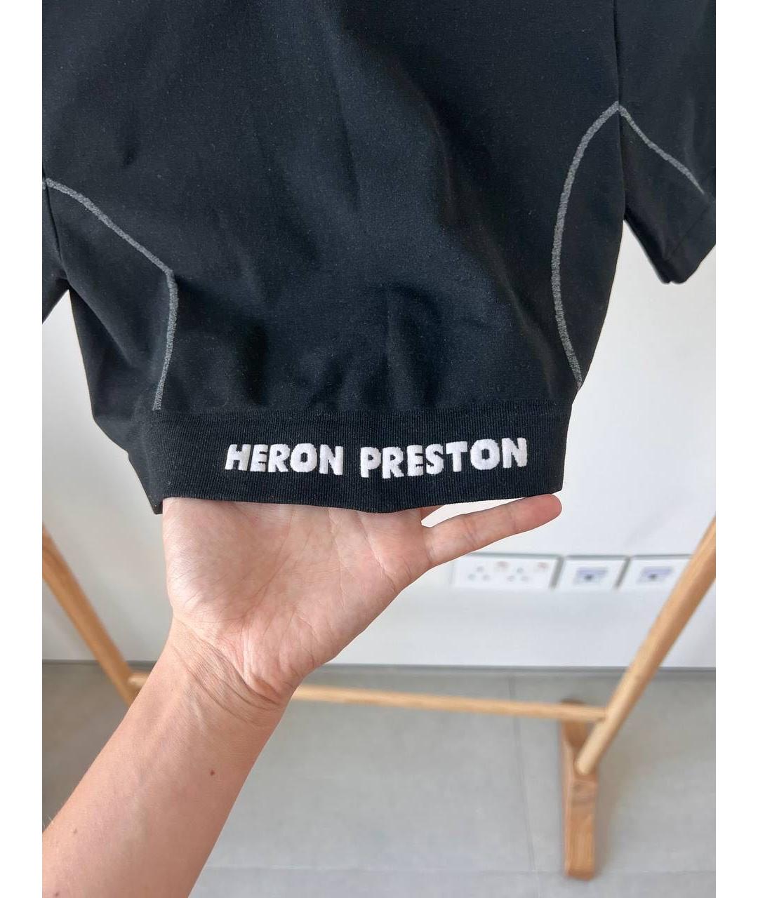 HERON PRESTON Черная футболка, фото 4