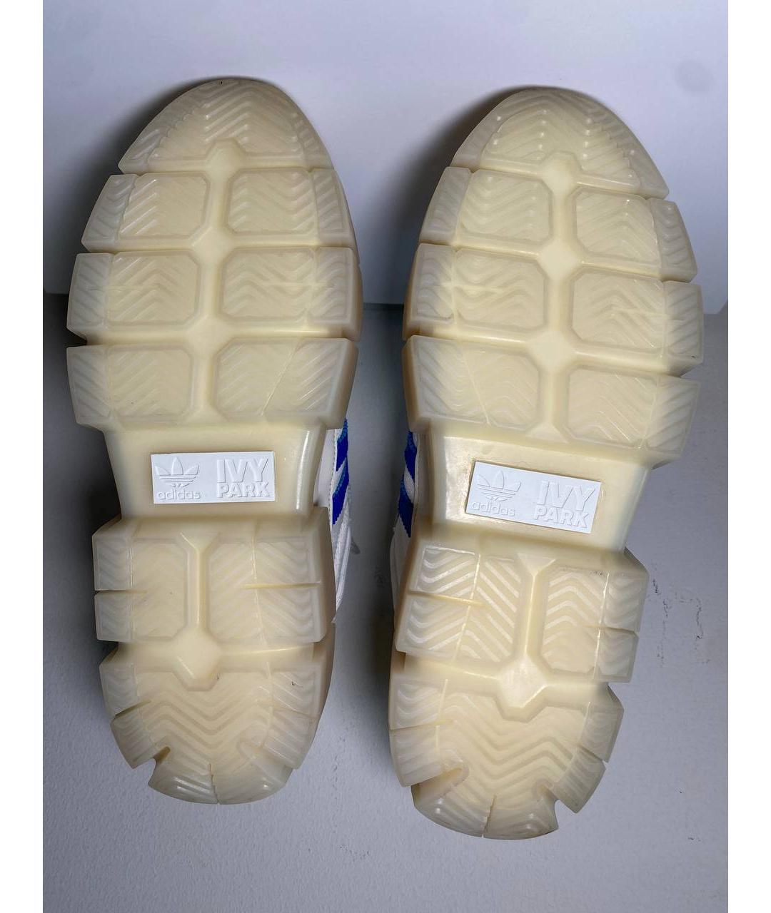ADIDAS Бежевые кожаные кроссовки, фото 5