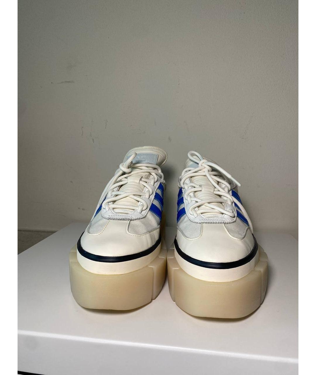 ADIDAS Бежевые кожаные кроссовки, фото 2