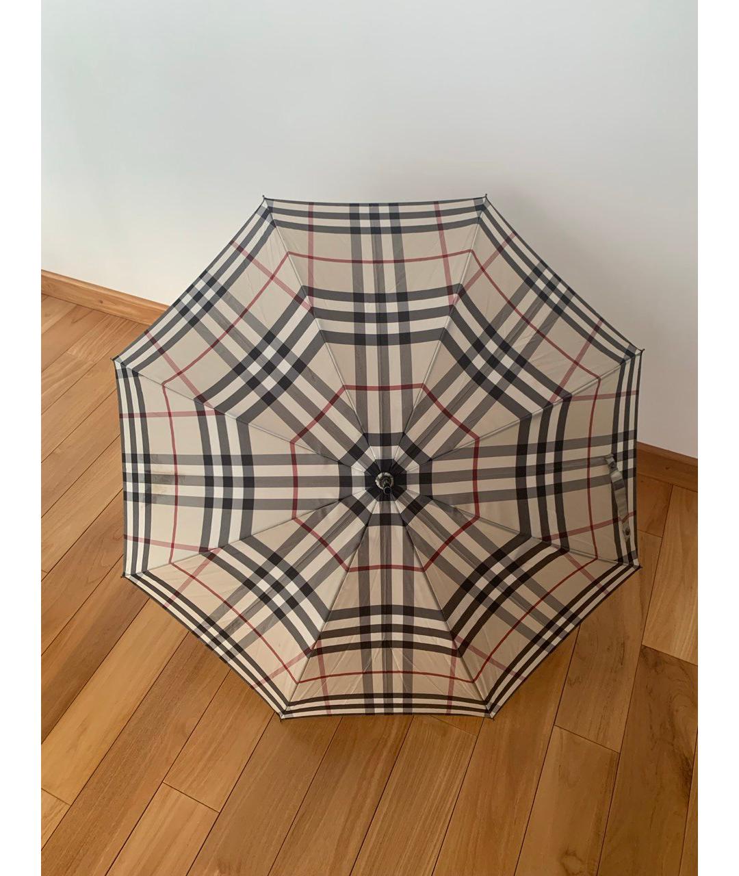 BURBERRY Бежевый зонт, фото 2