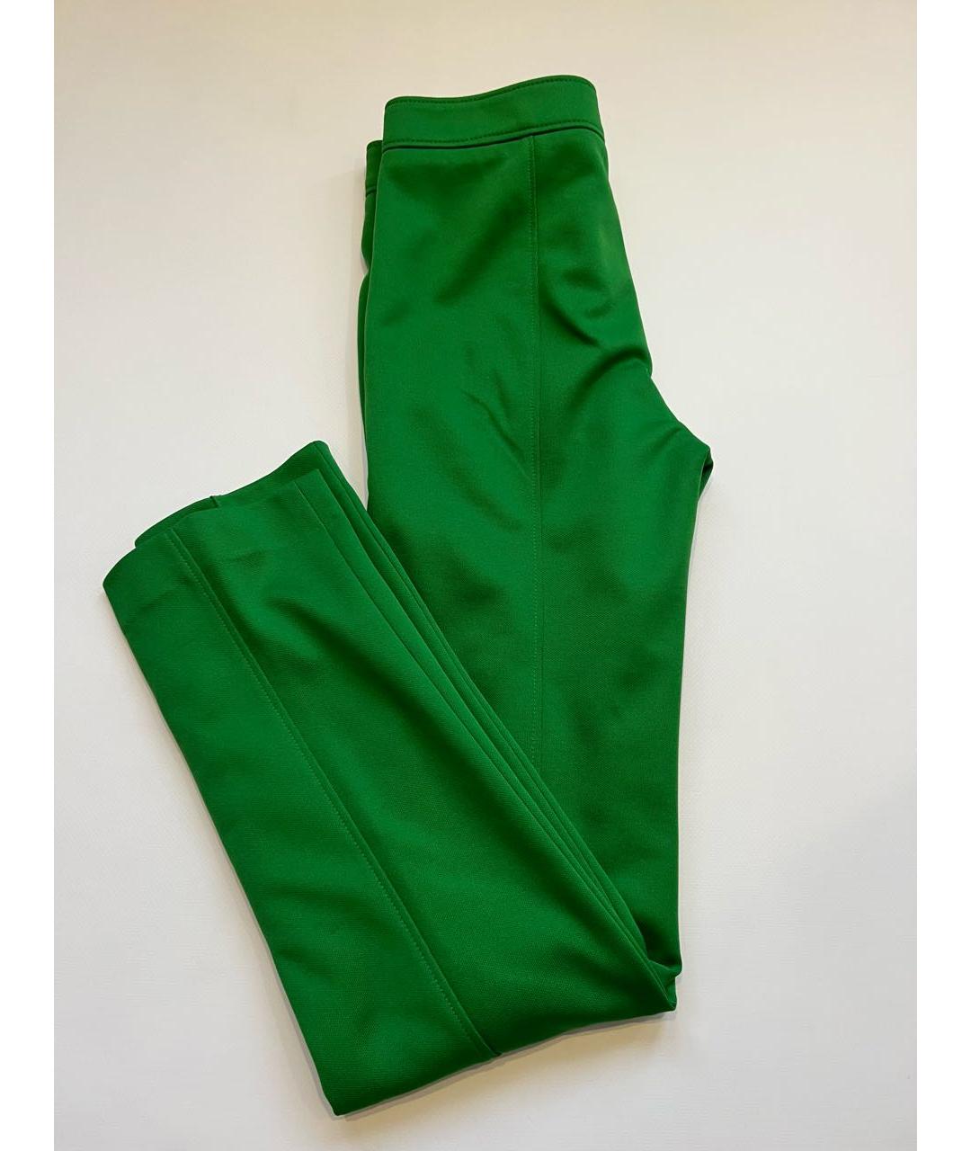 BOGNER Зеленые полиэстеровые брюки узкие, фото 2