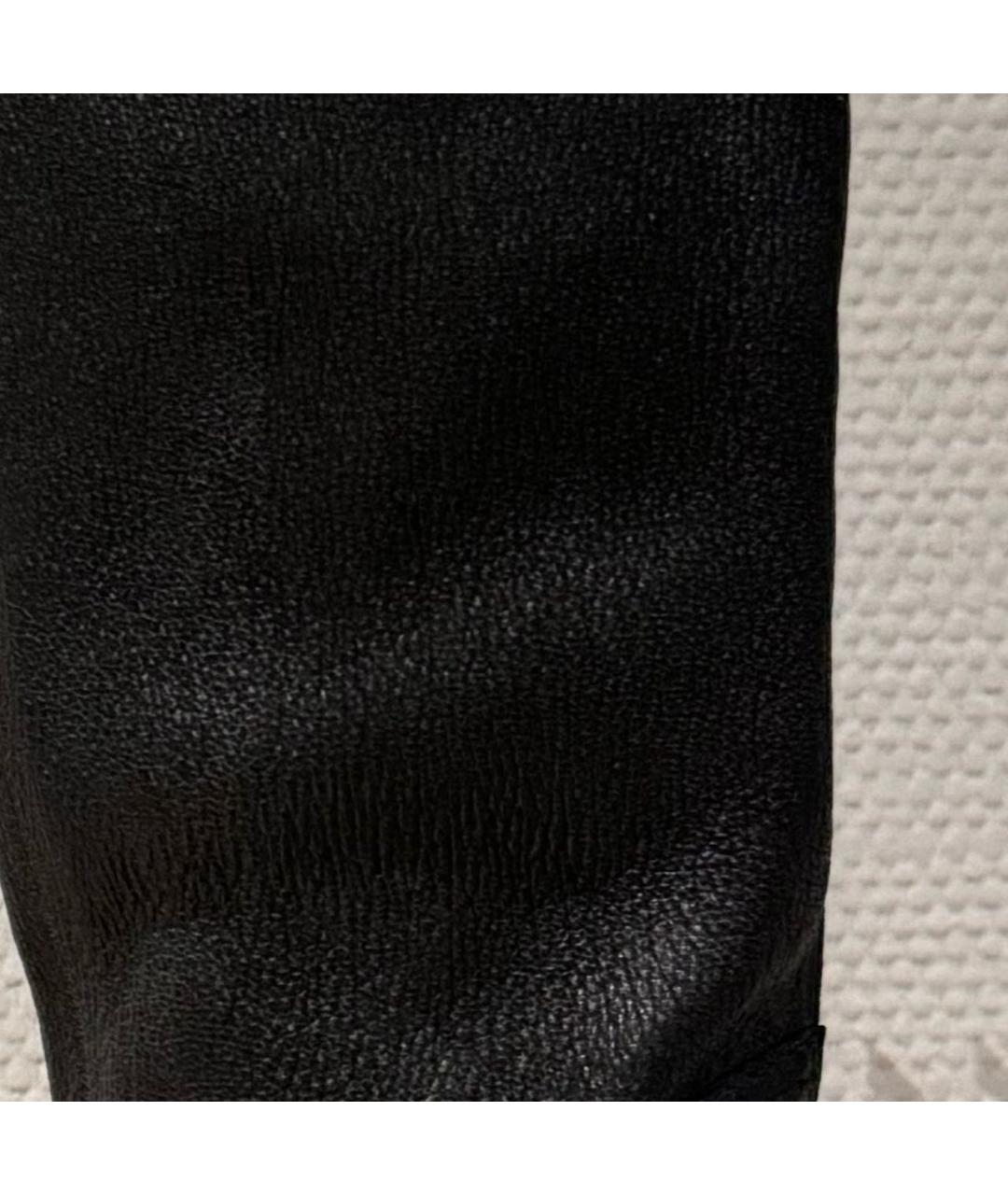 MIU MIU Черные кожаные сапоги, фото 7