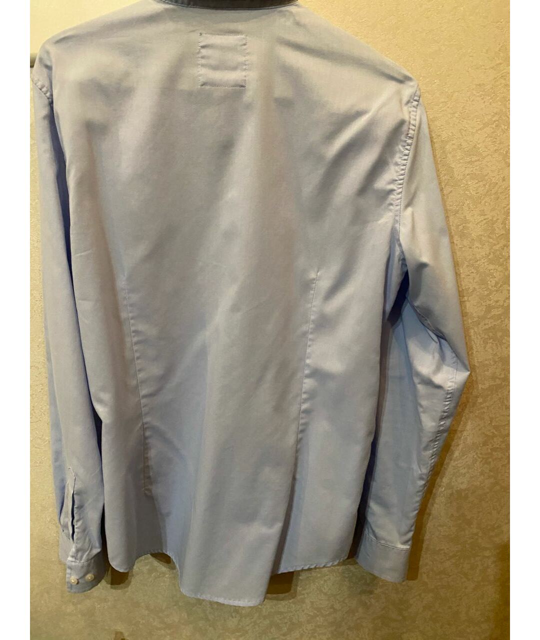 ARMANI EXCHANGE Голубая хлопковая классическая рубашка, фото 2