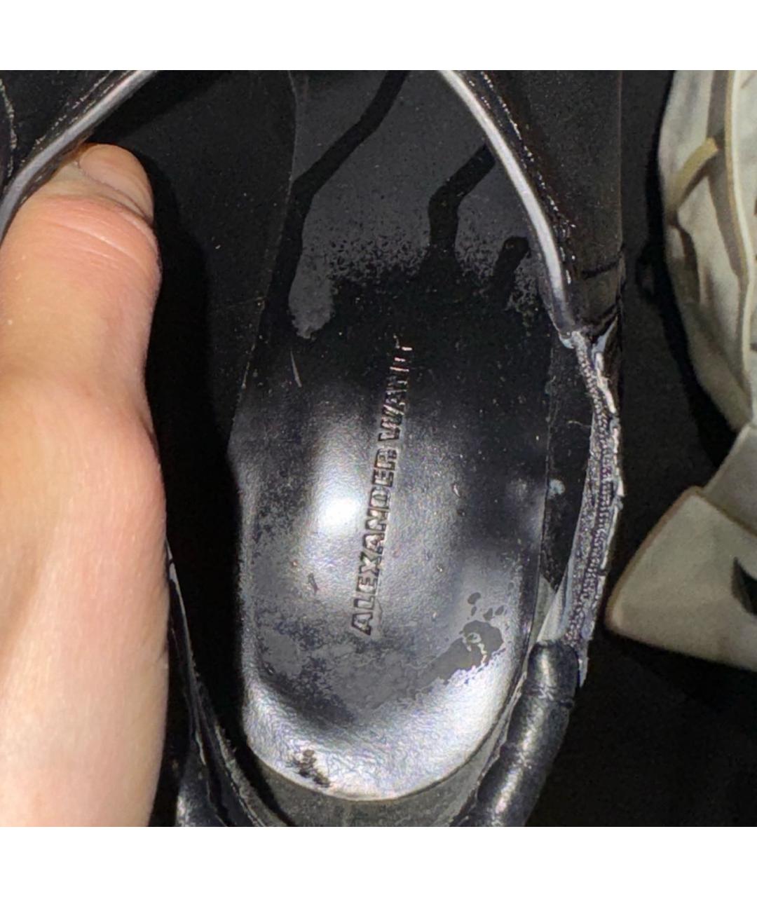 ALEXANDER WANG Черные кожаные ботинки, фото 6