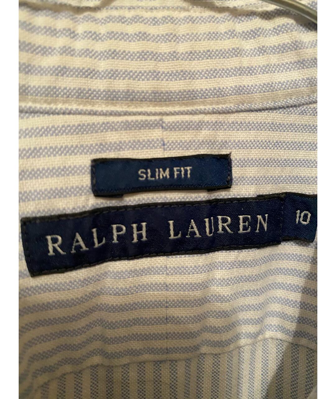 POLO RALPH LAUREN Голубая хлопковая рубашка/блузка, фото 3