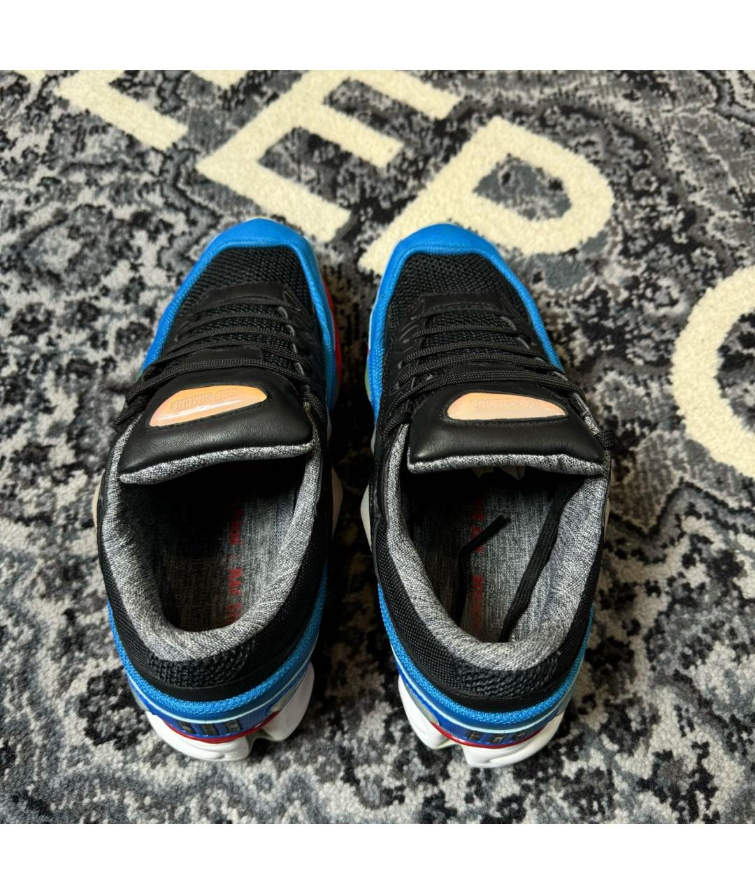 ADIDAS X RAF SIMONS Голубые низкие кроссовки / кеды, фото 5