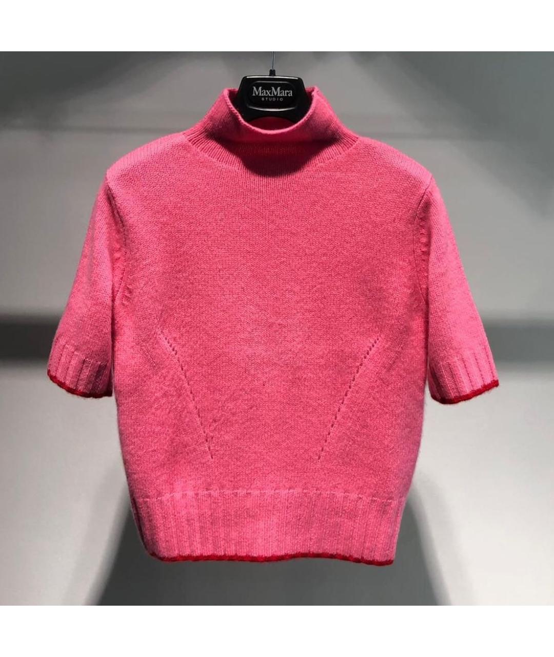 MAX MARA STUDIO Розовый джемпер / свитер, фото 3