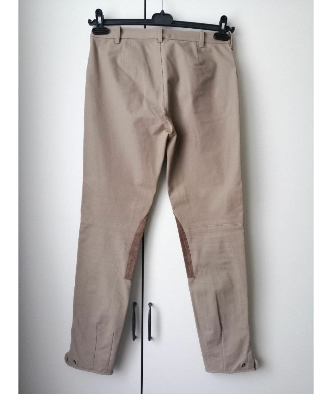 RALPH LAUREN Бежевые хлопковые брюки узкие, фото 2