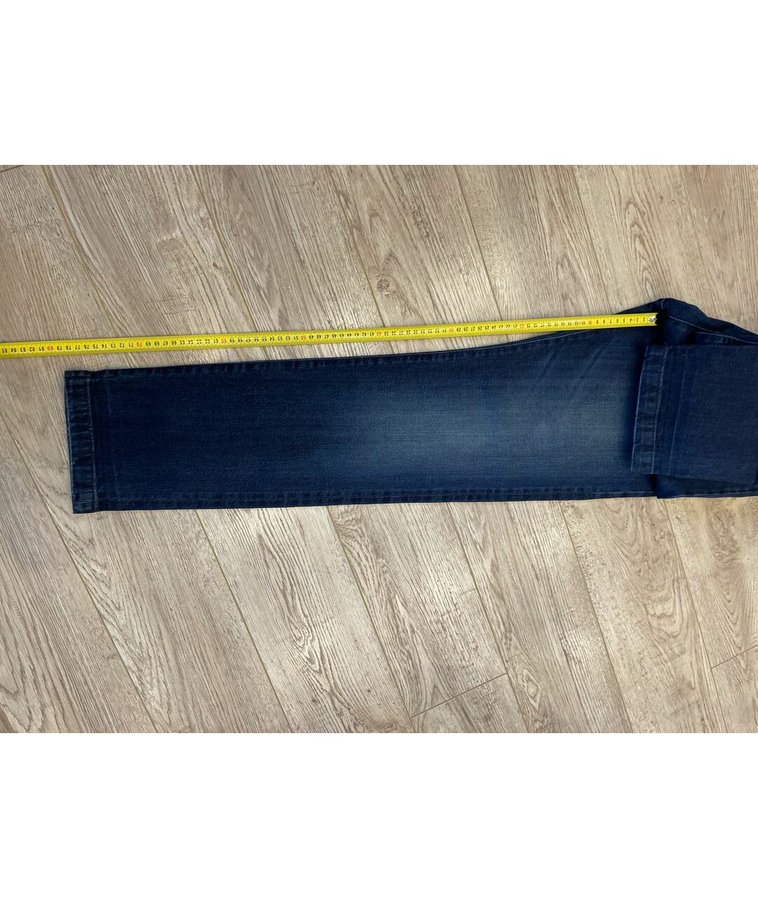 KITON Синие хлопковые прямые джинсы, фото 7