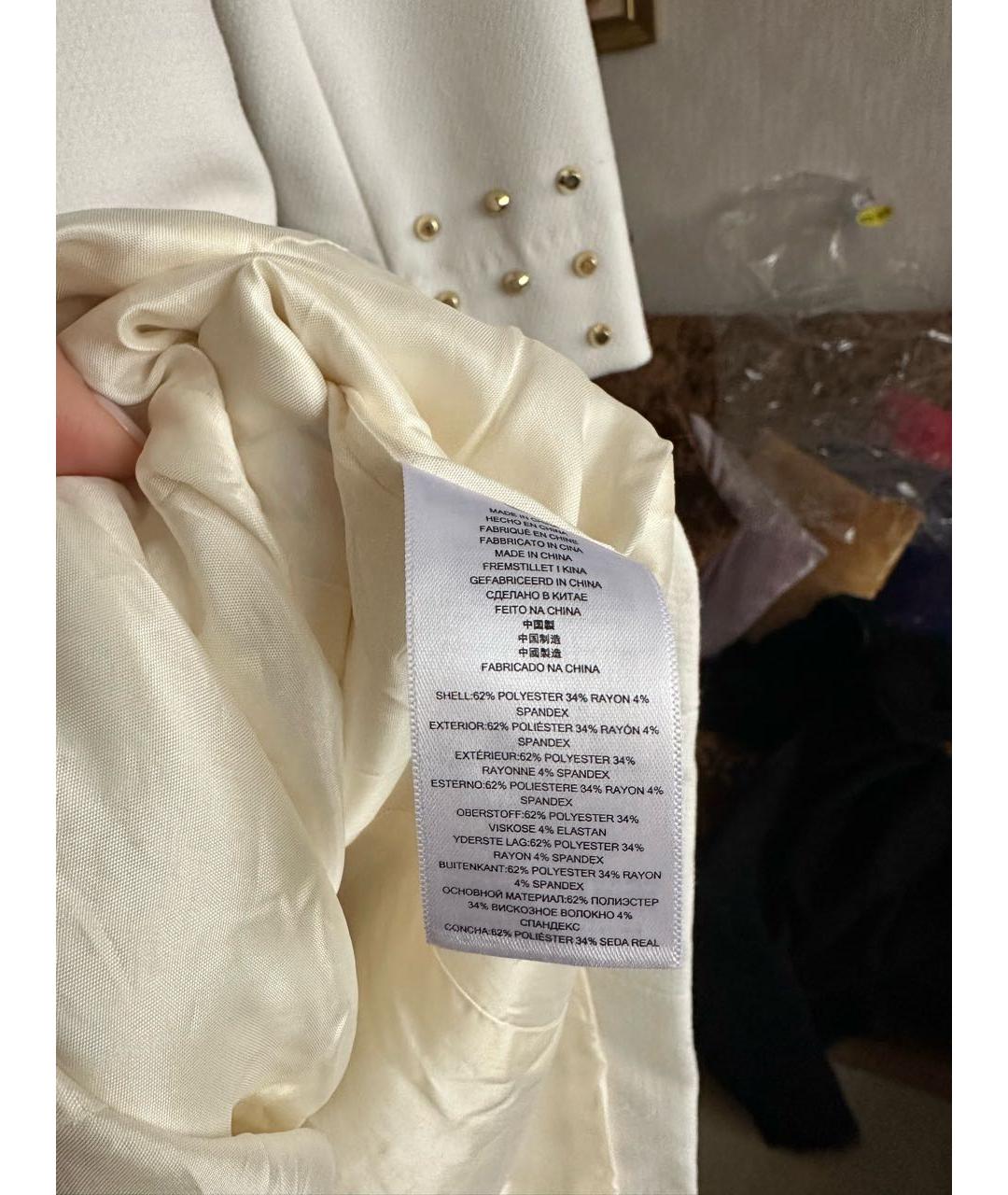 MICHAEL KORS Белое вискозное повседневное платье, фото 4