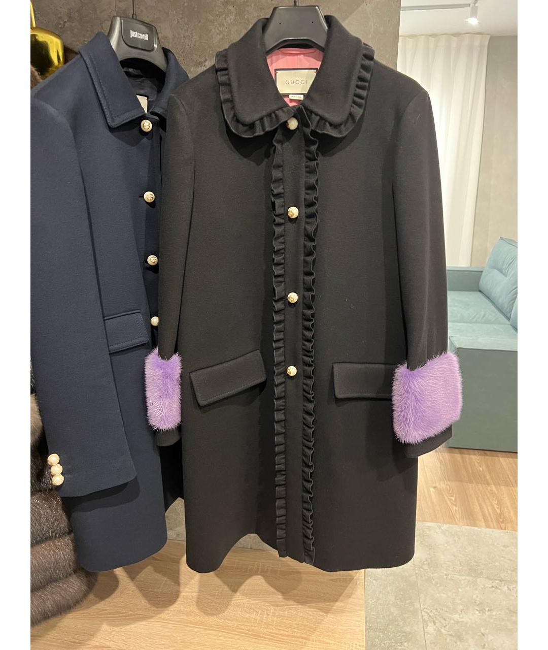 GUCCI Черное пальто, фото 5