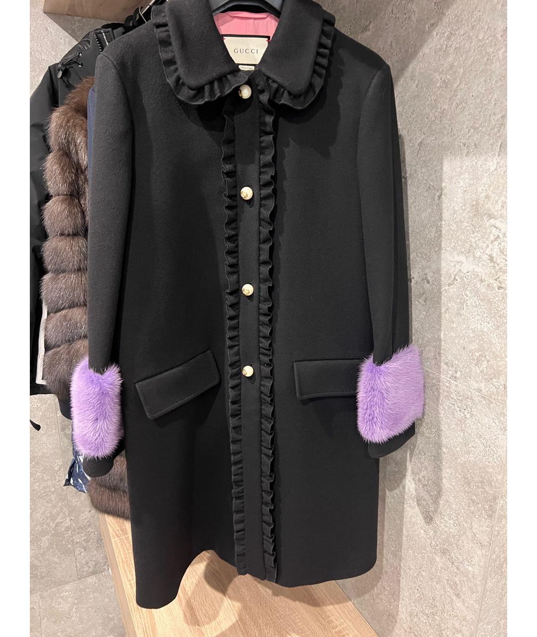 GUCCI Черное пальто, фото 6