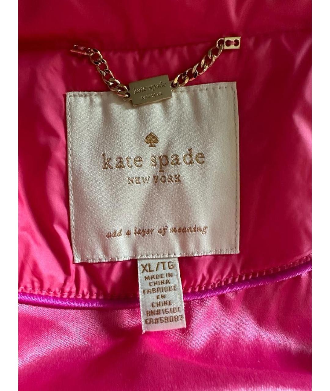 KATE SPADE Розовый жилет, фото 4