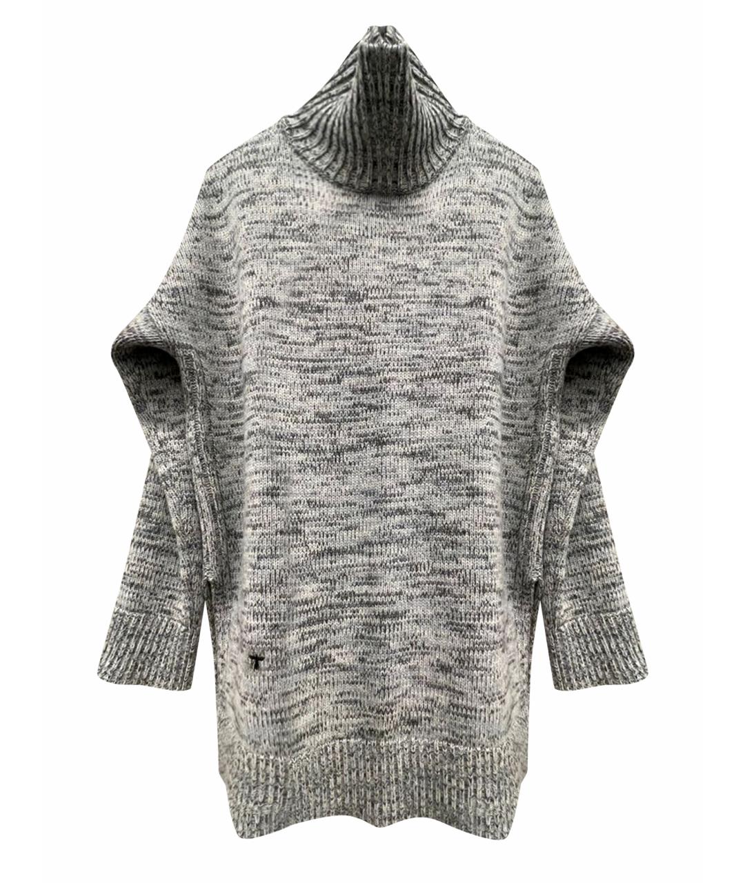CHRISTIAN DIOR PRE-OWNED Серый шерстяной джемпер / свитер, фото 1