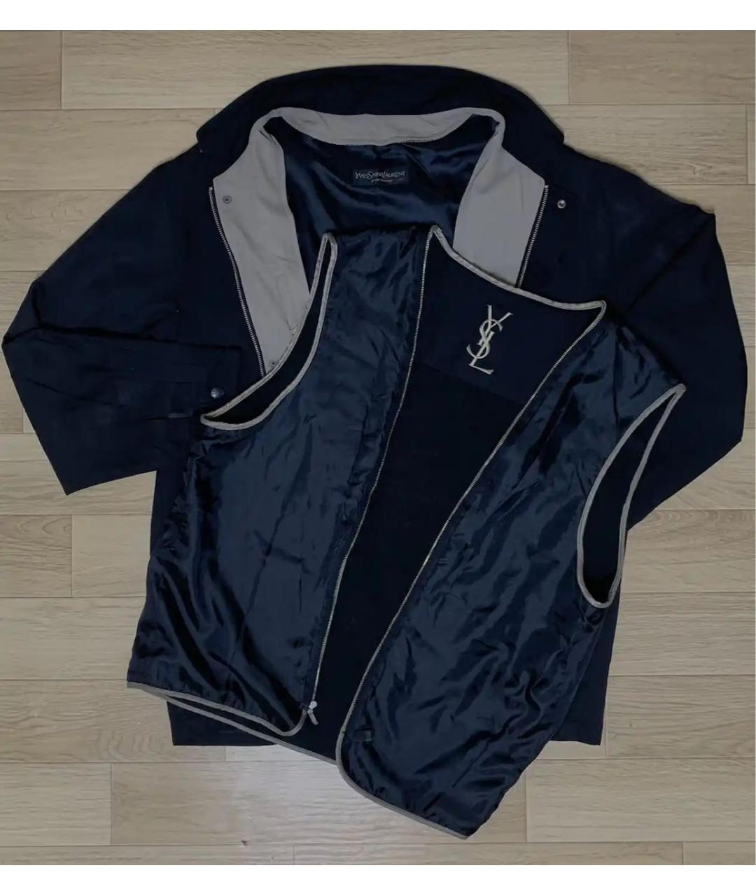 SAINT LAURENT Черная куртка, фото 2