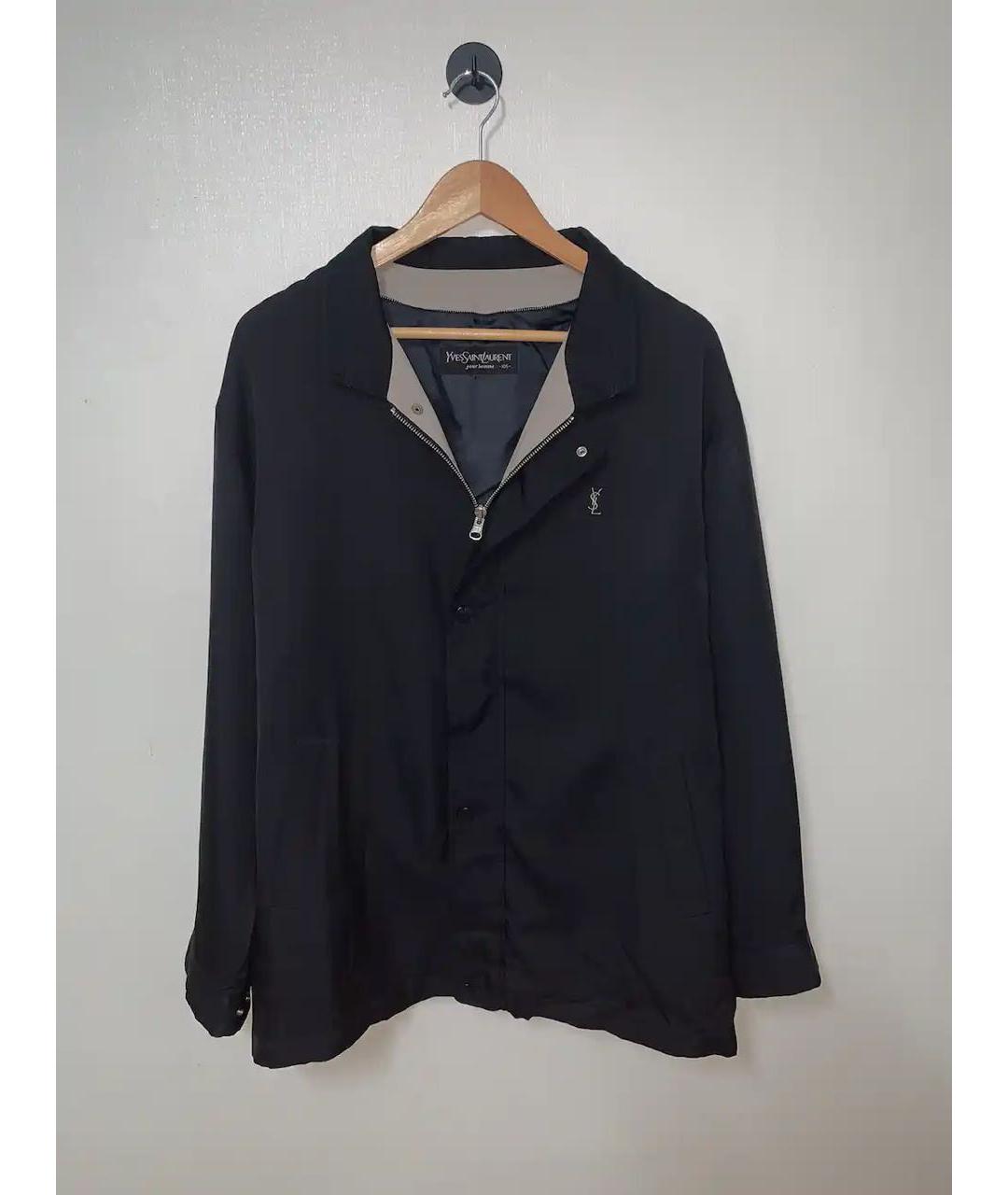 SAINT LAURENT Черная куртка, фото 3