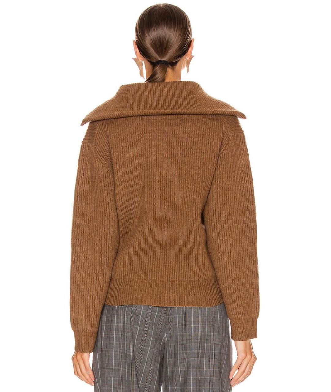 ACNE STUDIOS Коричневый шерстяной джемпер / свитер, фото 3
