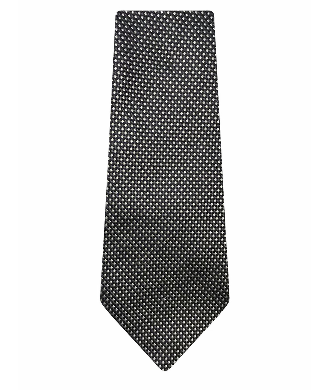 HUGO BOSS Коричневый шелковый галстук, фото 1