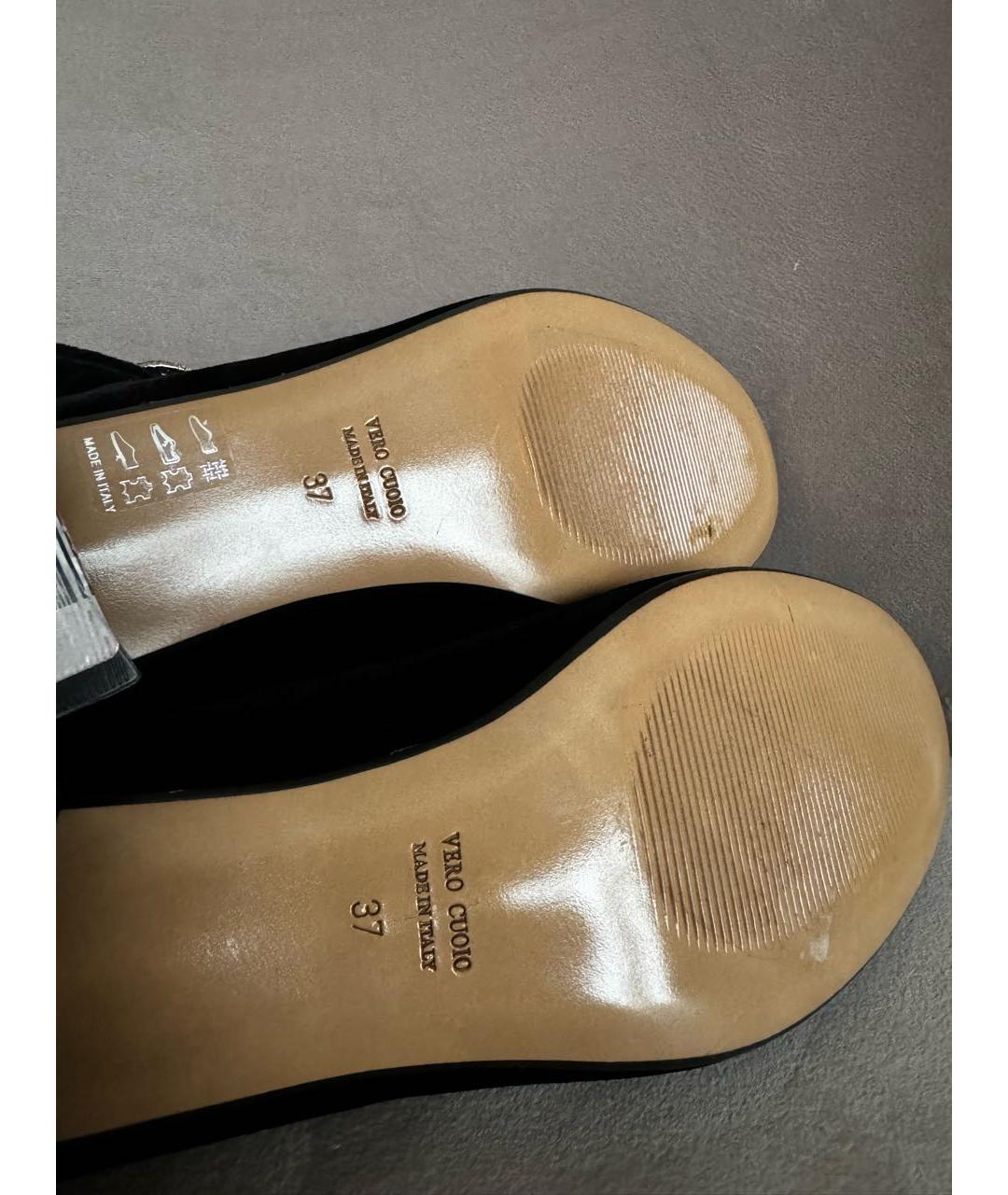 MISSOURI Черные бархатные туфли, фото 5