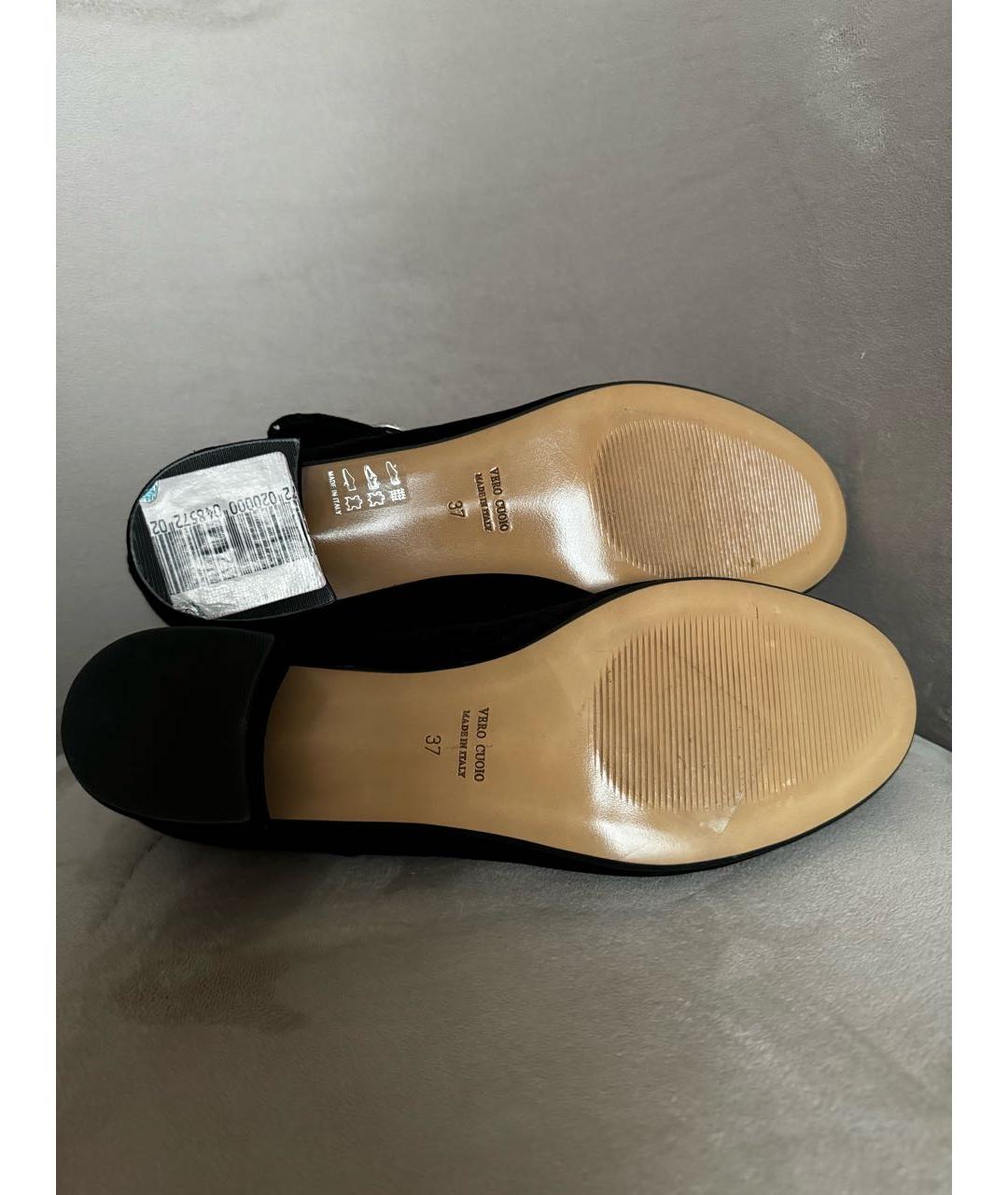 MISSOURI Черные бархатные туфли, фото 4