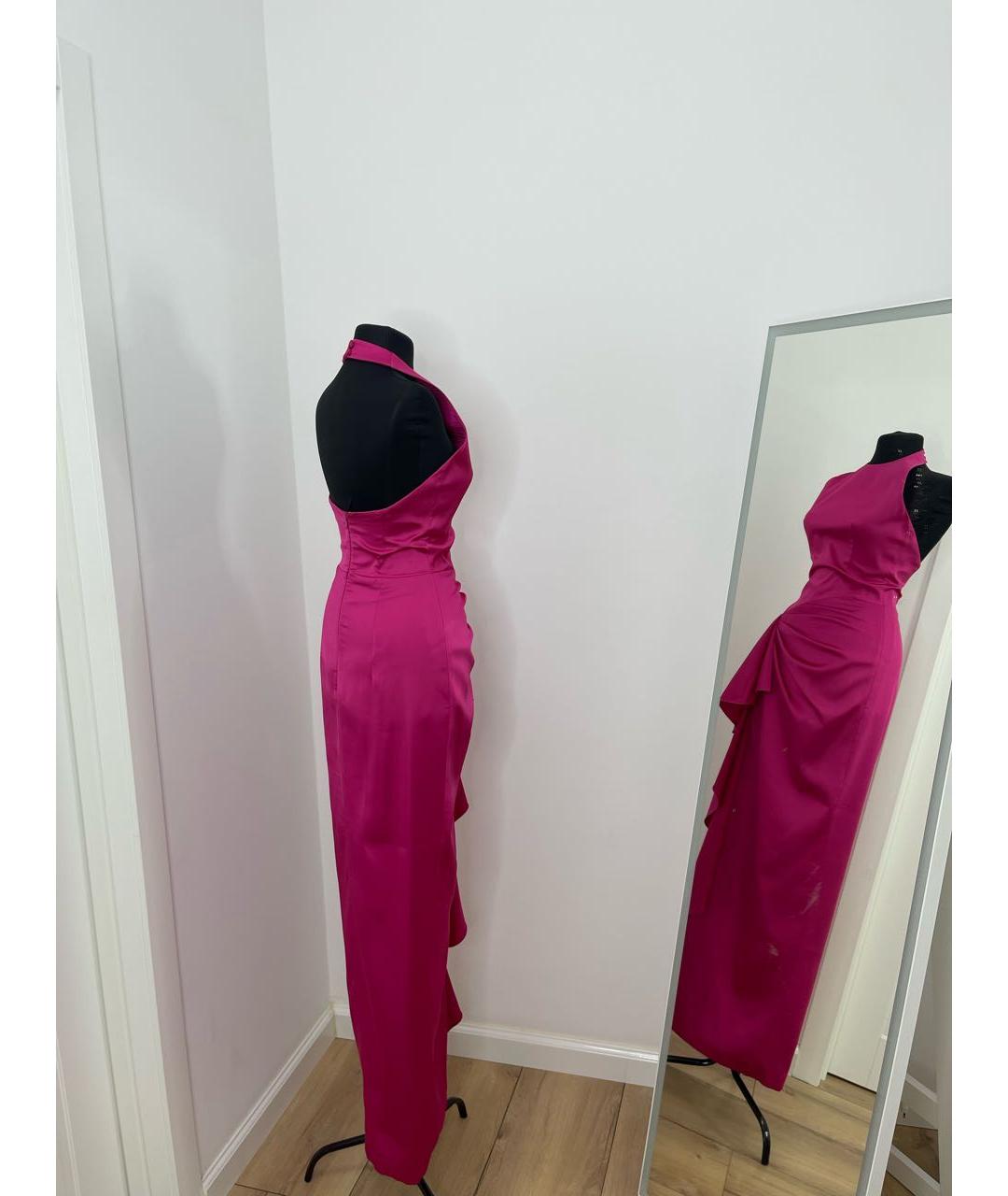 RASARIO Розовое полиэстеровое вечернее платье, фото 8