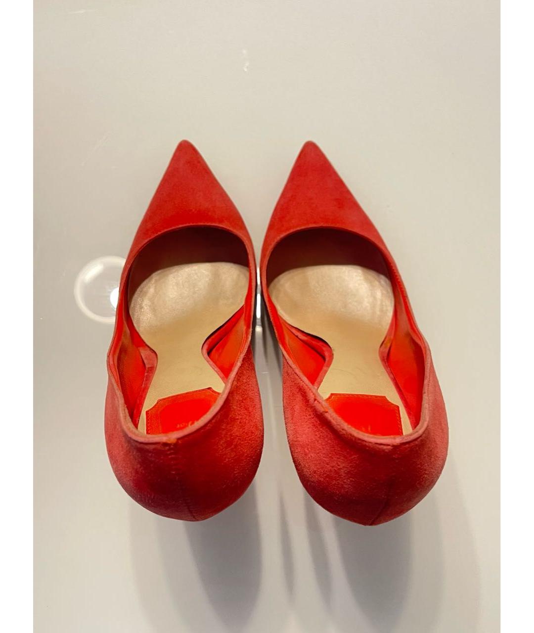 CHRISTIAN DIOR Фуксия замшевые туфли, фото 3