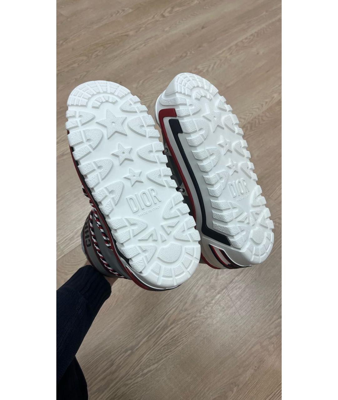 CHRISTIAN DIOR Антрацитовые текстильные ботинки, фото 6