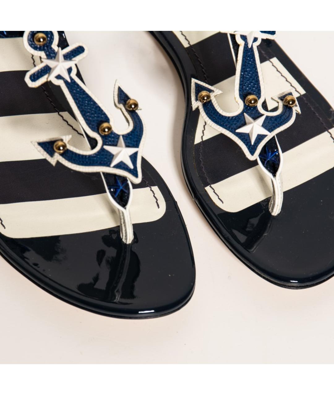 DOLCE&GABBANA Кожаные сандалии, фото 5