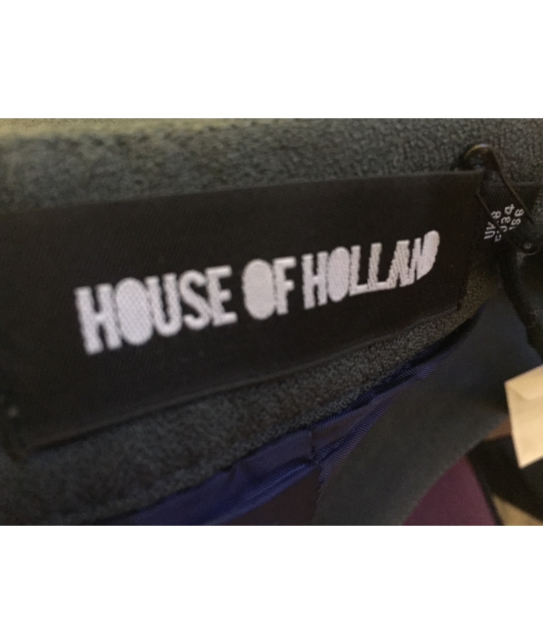 HOUSE OF HOLLAND Серые шерстяные прямые брюки, фото 2