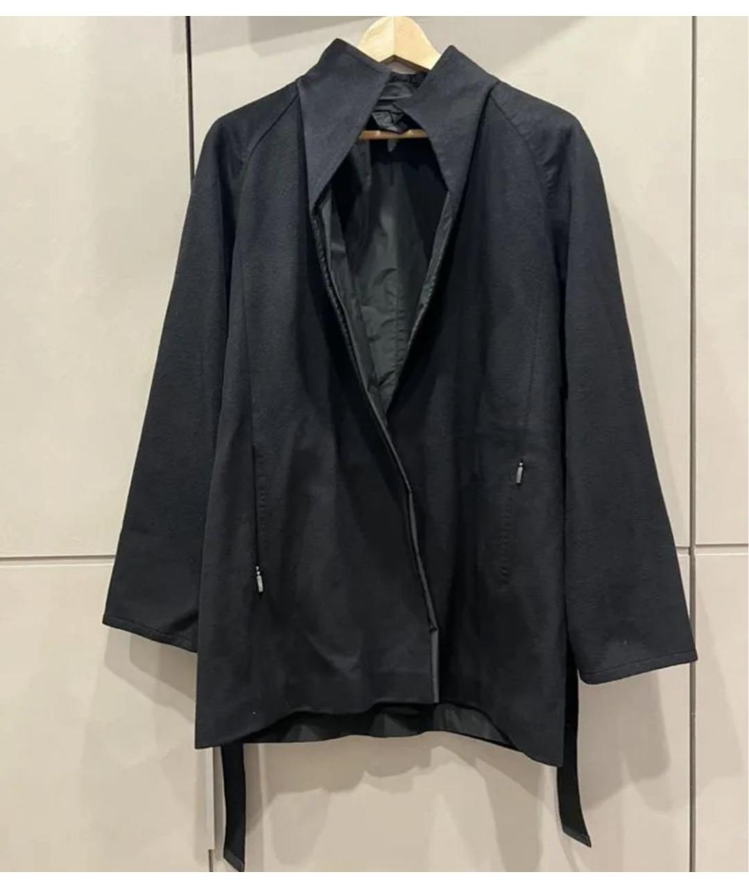 MAX MARA Черное шерстяное пальто, фото 7